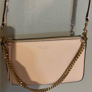 Tory Burch Women's Pink Leather Shoulder Bag